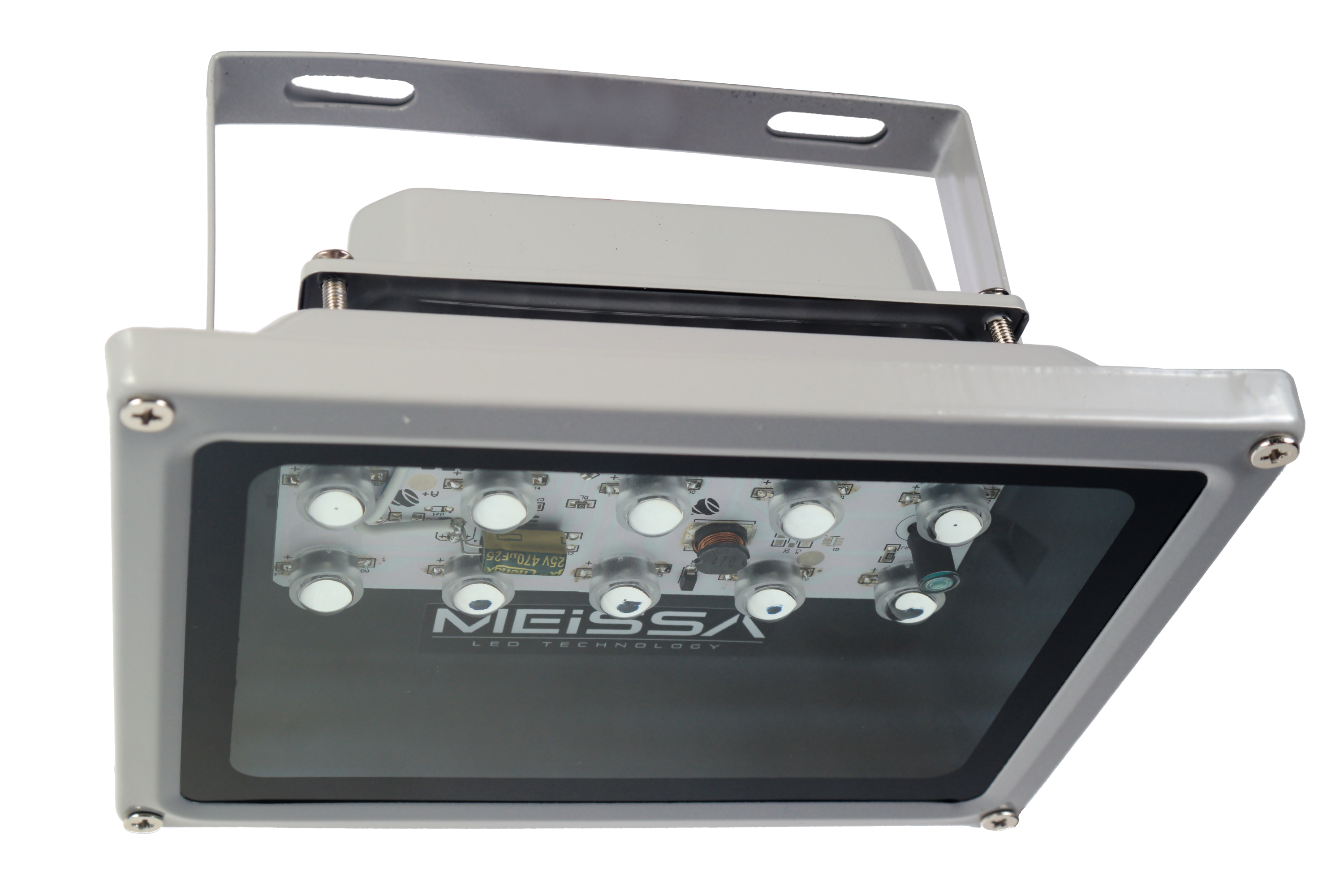 Naświetlacz doświetlacz podczerwieni kamery z obudową, reflektor, pomocniczy promiennik podczerwieni do kamer CCTV na zewnątrz IP65 moduł IR 850nm 12V 100m